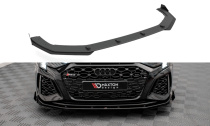 Audi RS3 / Sportback 8Y 2020+ Street Pro Front Splitter + Splitters V.1 Maxton Design 